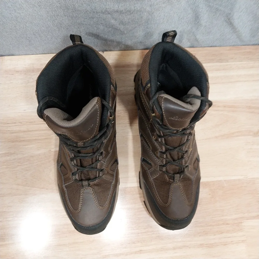 Eddie Bauer Mens Fairmont Waterproof Hiking Boots 10.5M Brown